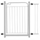 Portão Pet Dog Aramado Branco 70cm c/ prolongador 10cm Leiromar