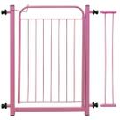 Portão Pet Dog Aramado Rosa 70cm c/ prolongador 10cm Leiromar