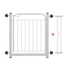 Portão Pet Grade Aramado de Proteção Para Cães Portão para Bebes Segurança Para Crianças Com Extensor de 10cm Cor:Branco