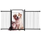 Portãozinho Pet Grade Proteção Bebes Cachorro Para Portas Paredes Escadas Com Extensores 2 de 30cm e 1 de 20cm Itagold