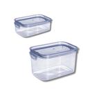Portas mantimentos com duas travas vedação borracha cristal