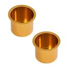 Portavasos GSE Games & Sports Expert Jumbo Oro Paquete de 2