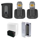 Porteiro Eletrônico Campainha Interfone Bivolt Sem Fio Intelbras Tis 5010 Extensão de Audio e Fechadura Eletroima