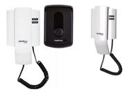 Porteiro Interfone Campainha Branco Residencial Intelbras Com Extensão Bivolt