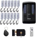 Porteiro Interfone Coletivo Predial Residencial 12 Pontos Completo Com Fechadura Intelbras