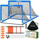 Portería de Fútbol Bearwill para Niños 4x3 pies con Balón de Fútbol, Escalera y Conos