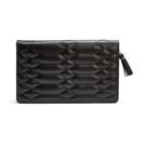 Portfólio de joias Wolf Caroline Large Black Leather