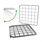 Portinha Tela Aramada 30x30 para Cercado Pet Kit com 4 Unidades