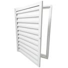Portinhola Porta Alçapão Branco Abrigo 80x60 De Aço Laminado Resistente Para Telhado Laje Água Luz Sótão