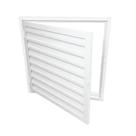 Portinhola Porta Alçapão Em Aço Resistente Laminado Branco Abrigo Acesso Telhado Laje Sótão Água Luz