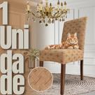 Portuguesa - Capa de Cadeira Linha Gold Anti Gato - Caramelo