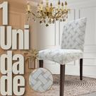 Portuguesa - Capa de Cadeira Linha Gold - Off White