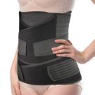 Pós-parto Belly Wrap TiRain 3 em 1 C, seção preta plus size
