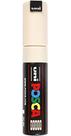 Posca PC-8K Bege Ponta Chanfrada 8 a 17mm
