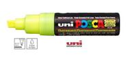 Posca PC-8K Fluor Amarelo Ponta Chanfrada 8 a 17mm