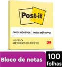 POST-IT 100 Notas 76 X 76MM Amarelo 3M