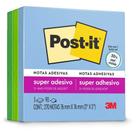 Post-it 76x76 Coleção Oasis (3 Blocos 90 Folhas Cada) - 3m