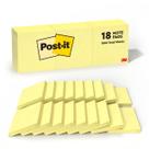 Post-it Sticky Notes 3x3 em 18 blocos, 100 folhas, amarelo canário