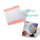 Post it Transparente Papelaria Plástico Pet