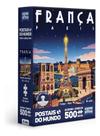 Postais do mundo frança quebra cabeça nano 500 peças game office original toyster