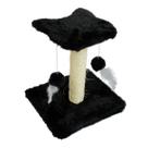 Poste Arranhador Brinquedo para Gato com Duas Bolinhas
