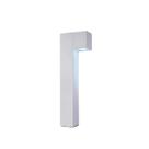 Poste Balizador Cube Branco Aço/Termoplastico 1E27 50X15,5CM Poste Balizador Cube Branco Aço/Termoplastico 1E27 50X15,5CM