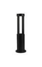 Poste Balizador de Jardim Momo Preto 60cm Led 10W 3000K Bivolt IP65
