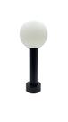 Poste Balizador de Jardim Orbital Preto 40cm Led 12W 3000K Bivolt
