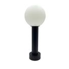 Poste Balizador de Jardim Orbital Preto 75cm Led 12W 3000K Bivolt Poste Balizador de Jardim Orbital Preto 75cm Led 12W 3000K Bivolt