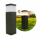 Poste Balizador Jardim 30CM Verde Militar + A60 12W Br. Quente ST1301