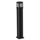Poste Balizador Jardim Preto 65cm IP65 Led 8W 3000K Bivolt 15763-PL