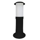 Poste Balizador Luminária Casa Sítio Jardim 35cm Preto