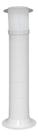 Poste Balizador Luminária Casa Sítio Jardim 75cm Branco
