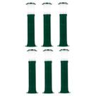 Poste Balizador Luminária Casa Sítio Jardim 75cm Verde Kit 6