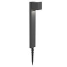Poste Balizador Luminária Solar Espeto de Jardim 55cm 1W LED 6500K Luz Branca