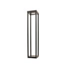 Poste Balizador Preto em Alumínio 70X13X13cm Led 12W 3000K PA-427 PMT Ideal