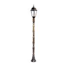 Poste Colonial de Jardim Blumenau de Alumínio Fundido 246cm