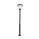 Poste Colonial de Jardim Floripa Led Alumínio Fundido 484cm Poste Colonial de Jardim Floripa Led Alumínio Fundido 484cm