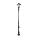Poste Colonial Jardim Decoração Bari Alumínio Fundido 253cm