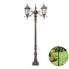 Poste Colonial Jardim Verona Mine com 02 Luminárias