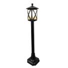 Poste Colonial Luxo Vidro 1E27 78cm