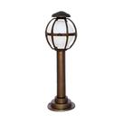 Poste Colonial Montividéu para Jardim em Tubo de Alumínio 57cm Luminárias N. Sra. da Guia