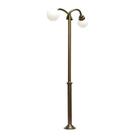 Poste Colonial para Jardim Alumínio 02 Globos 3,00m