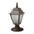Poste Colonial para Jardim Toronto Alumínio 37cm Preto Luminárias N. Sra. da Guia
