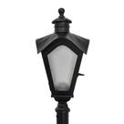 Poste de ferro colonial linha sinhá 170cm preto