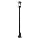 Poste de Jardim Milano Luminária Francesa LED 2 Módulos 100W Alumínio Preto Fosco Luminárias N. Sra. Poste de Jardim Milano Luminária Francesa LED 2 Módulos 100W Alumínio Preto Fosco Luminárias N. Sra.