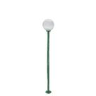 Poste de Jardim p10/b15 de 1,85m com Globo de VIdro Transparente 15x30 Verde Poste de Jardim p10/b15 de 1,85m com Globo de VIdro Transparente 15x30 Verde