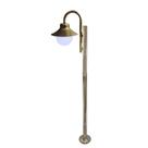 Poste de Jardim Saturno P28/1 com Globo de Polietileno 10x20 Ouro Velho