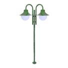 Poste de Jardim Saturno P28/2 com Globos de Polietileno 10x20 Verde