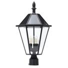 Poste de luz solar LED LUTEC 12513LE4-SL Vintage Outdoor